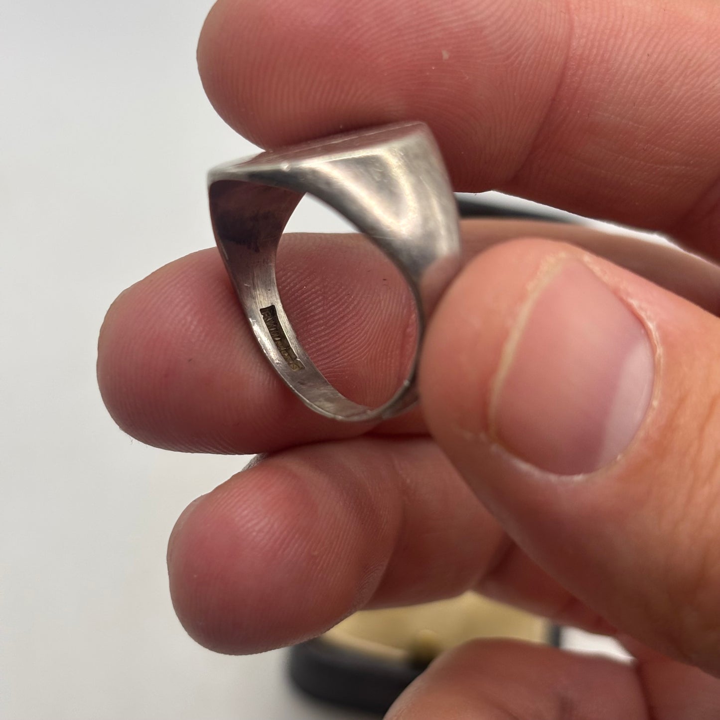 Silver Vintage Signet Ring (U)