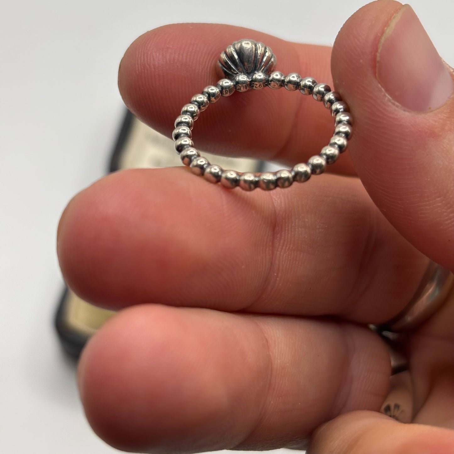 Silver Pandora Amethyst Ring (P)
