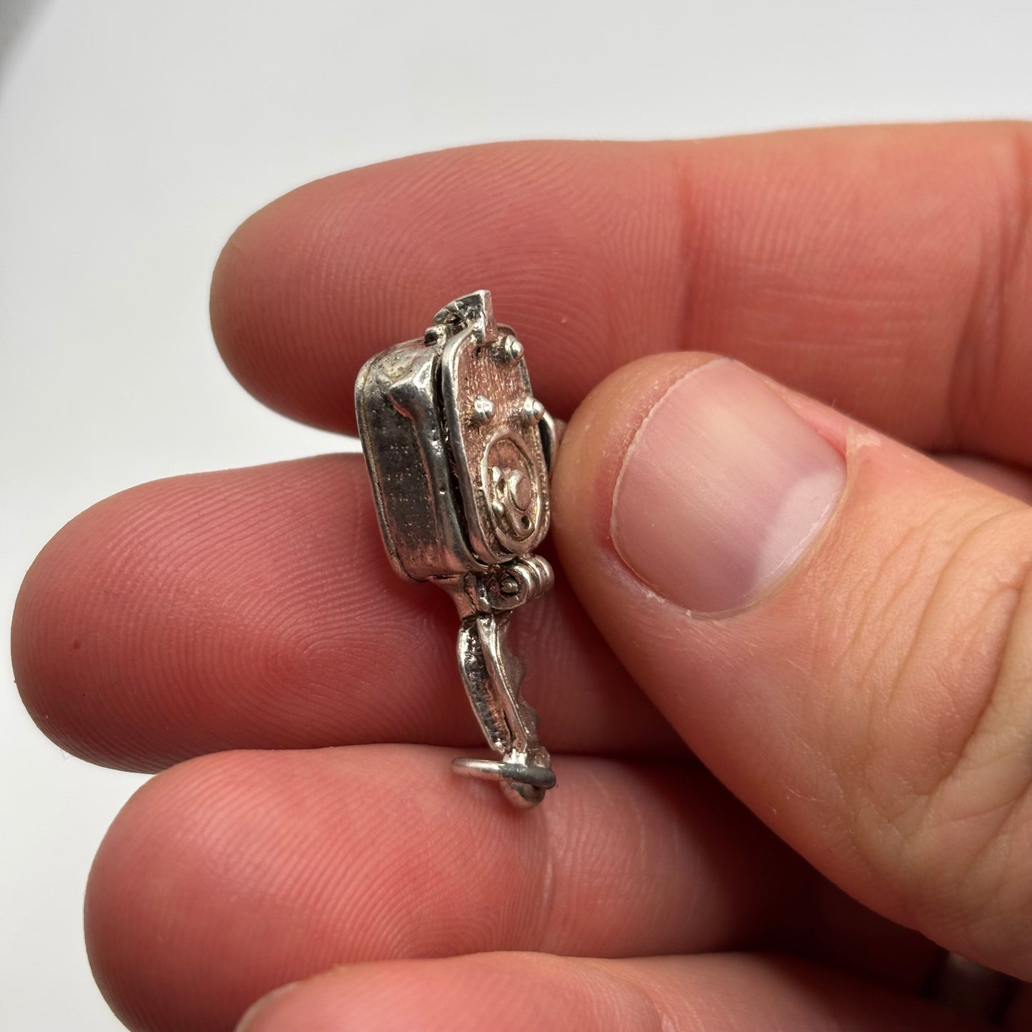 Silver Film Camera Pendant