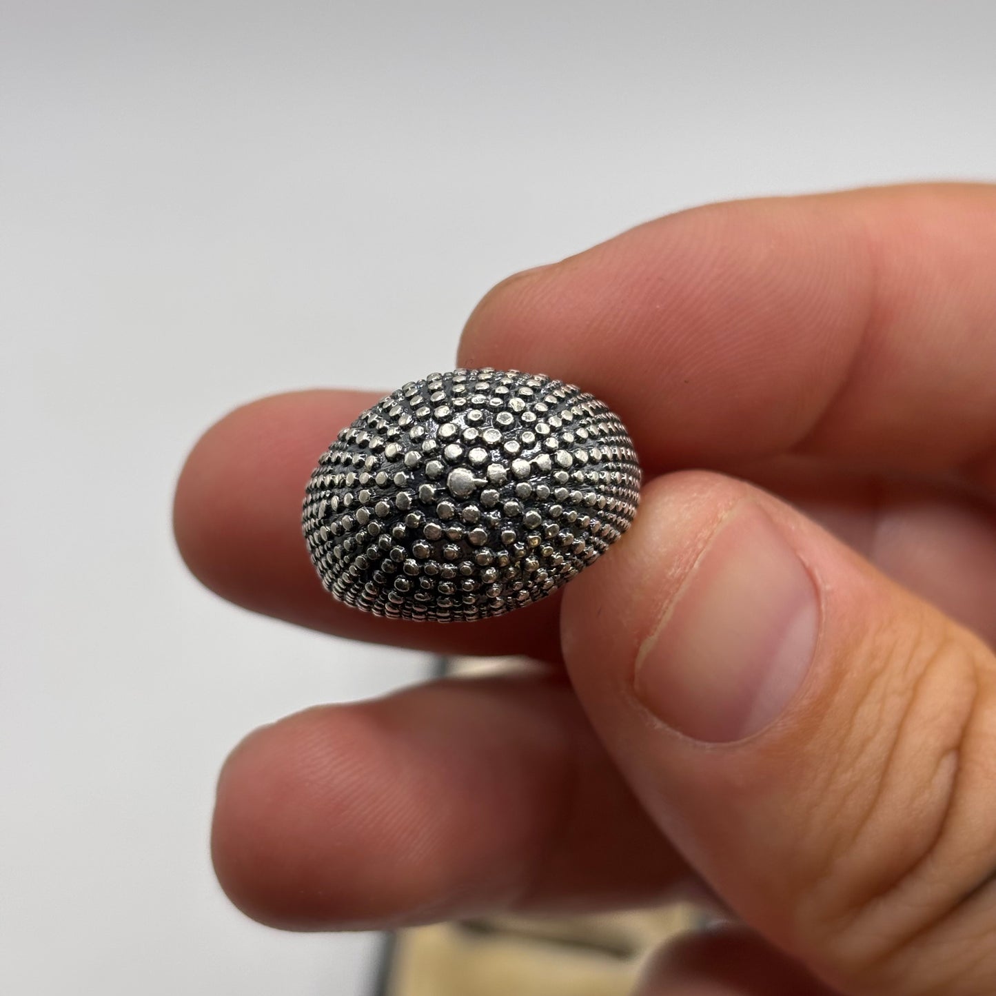 Silver Abstract Ring (N)