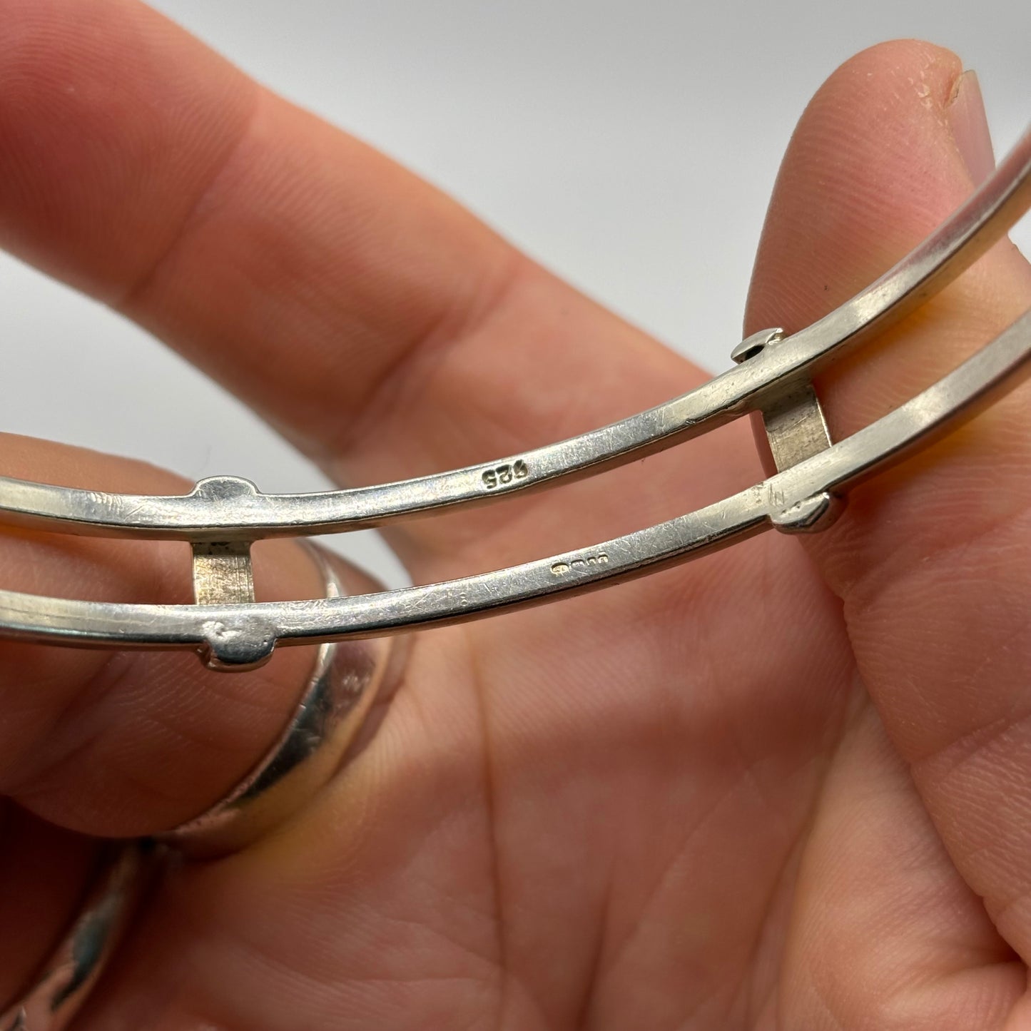 Silver Unusual Bangle