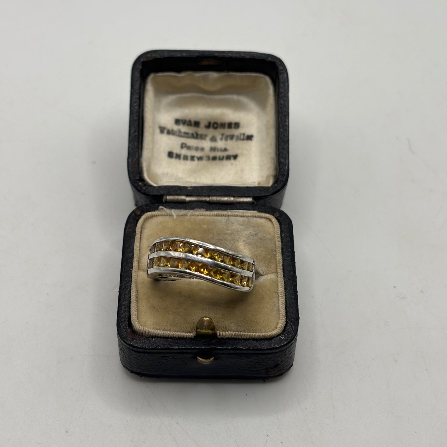 Silver Citrine Ring (O)