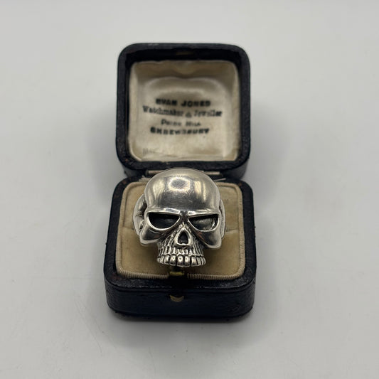 Silver Heavy Skull Ring