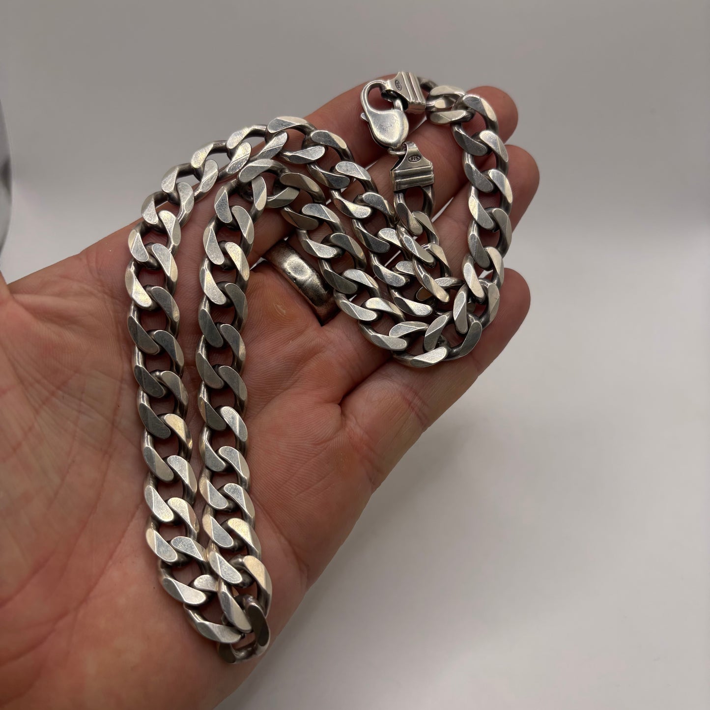 Silver 20” Heavy Curb Chain