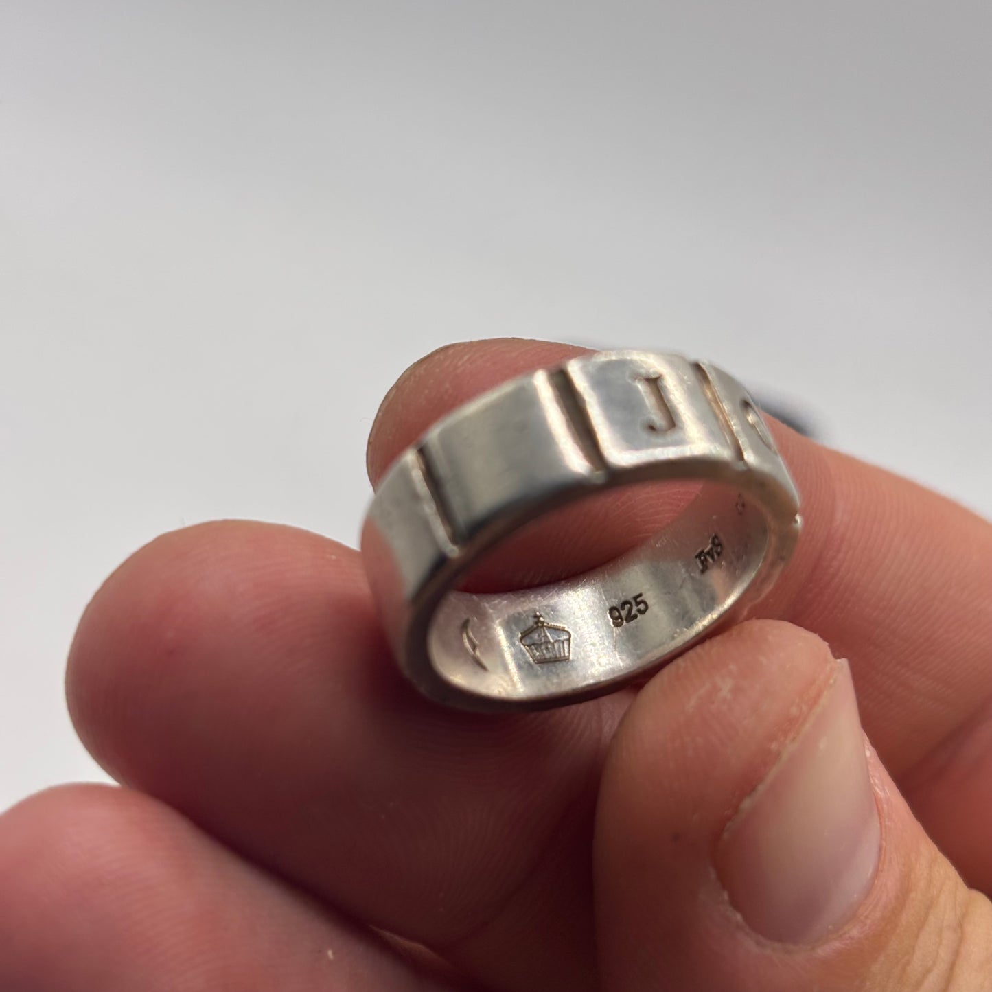 Silver Chunky Joop Ring