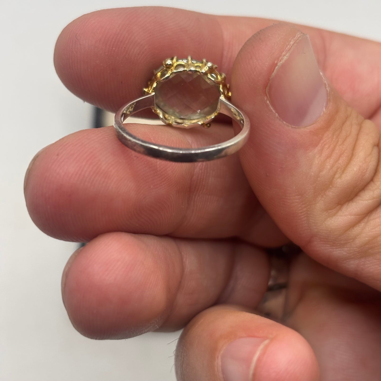Silver Topaz Ring (Q)