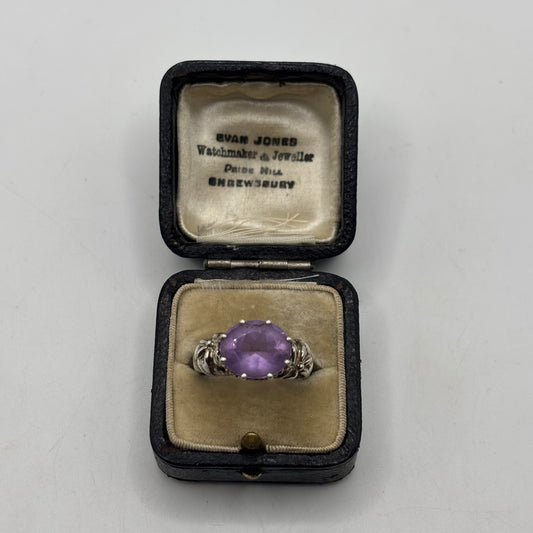 Silver Amethyst Ring