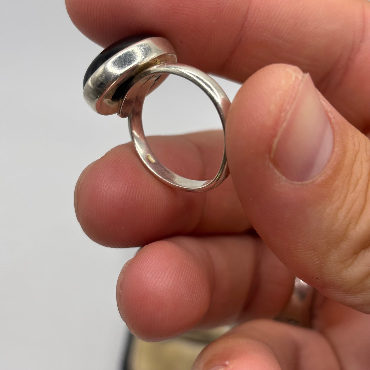 Silver Onyx Ring (R)