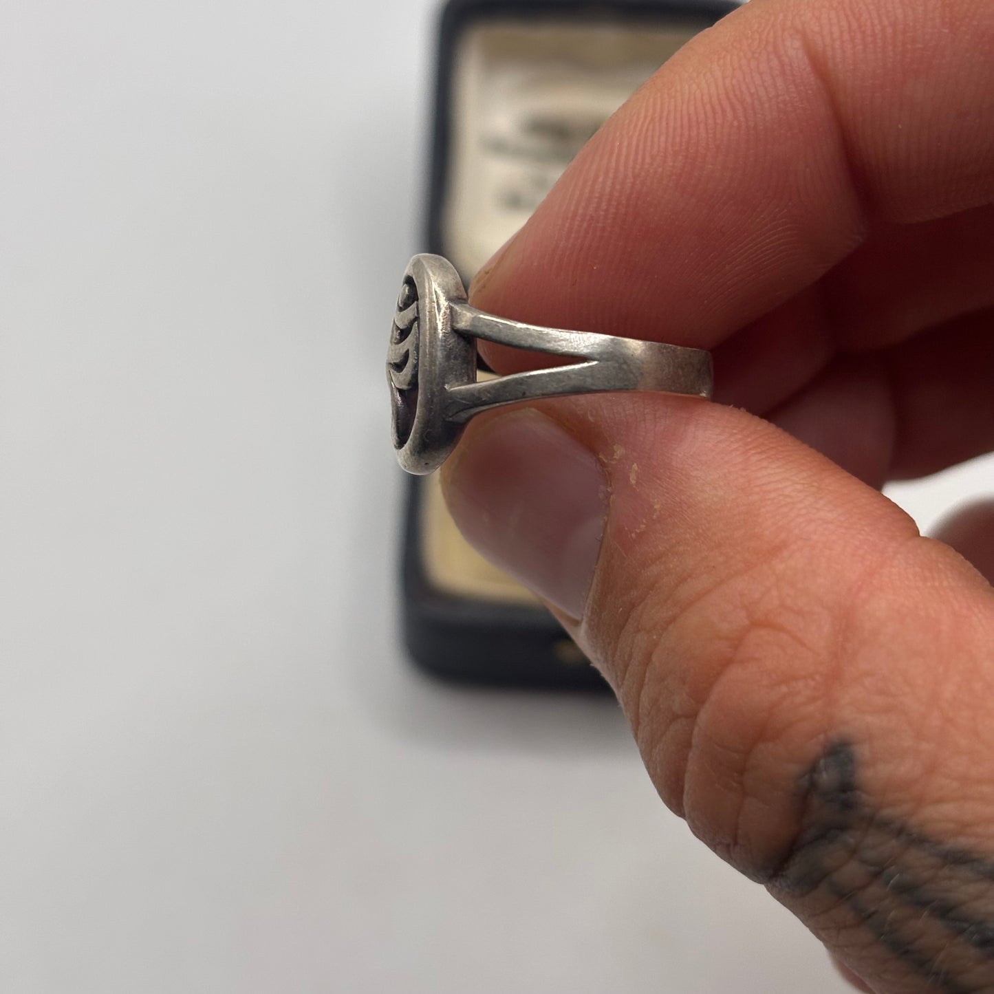 Silver Om Ring