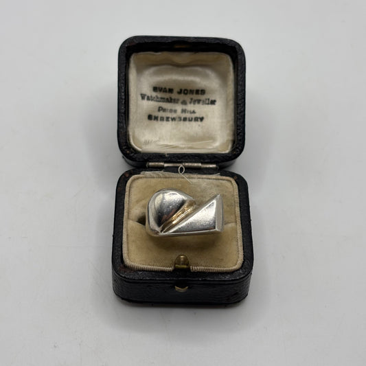 Silver Chunky Mexican Ring