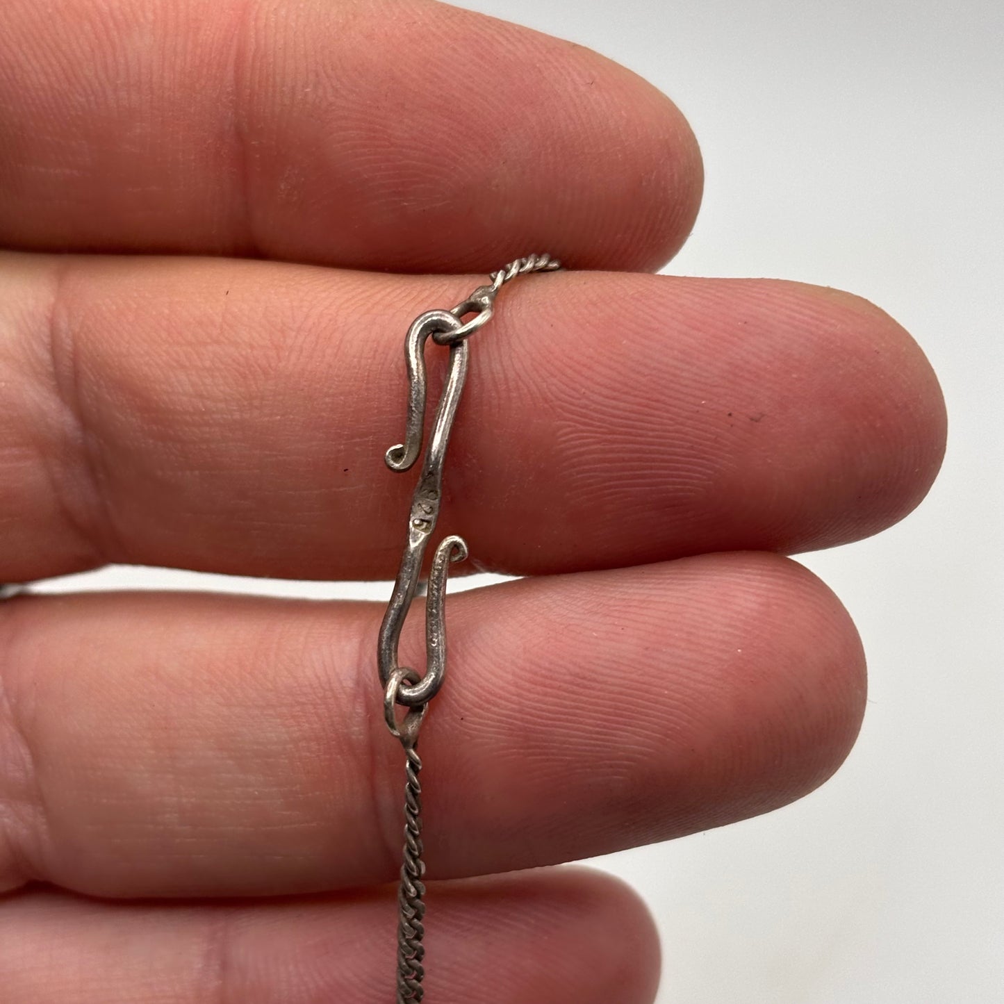 Silver 18” Moonstone Necklace