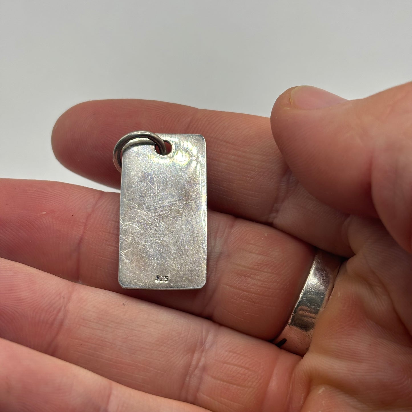 Silver Plain Tag