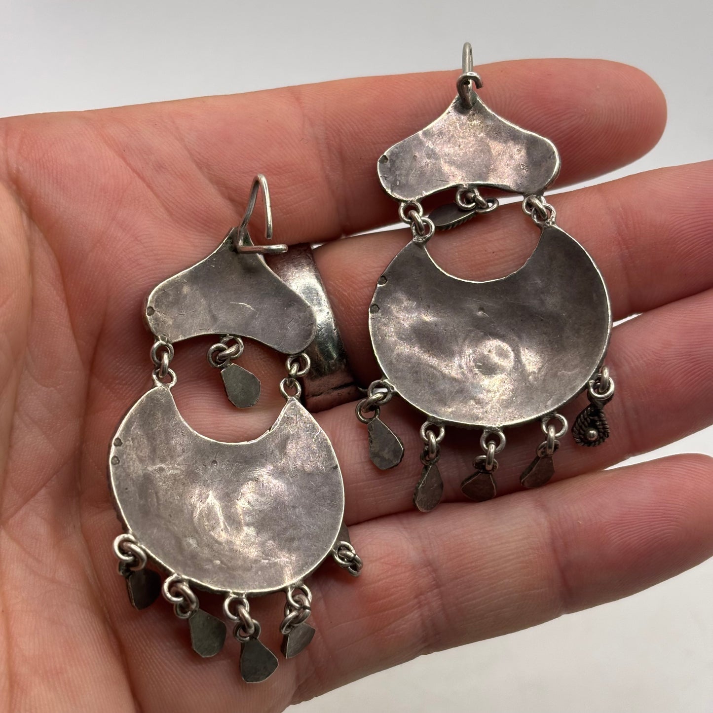 Silver Incredible Coral Earrings