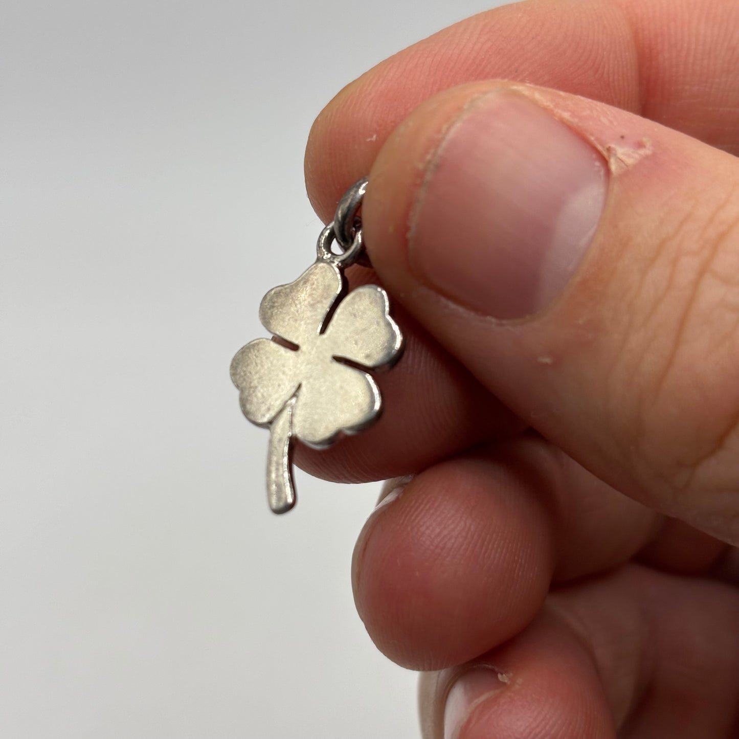 Silver Four Leaf Clover Link of London Pendant
