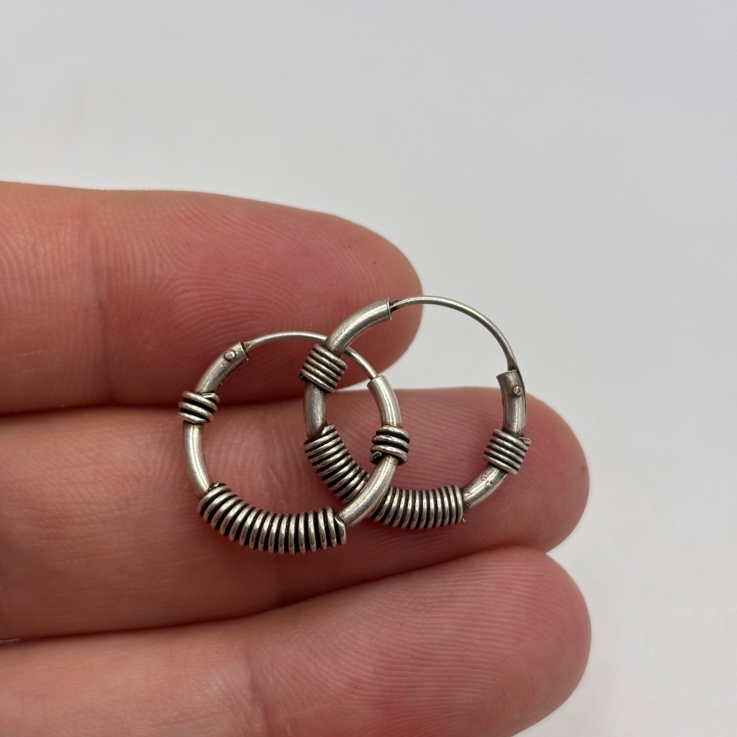 Silver 20mm Hoop Earrings
