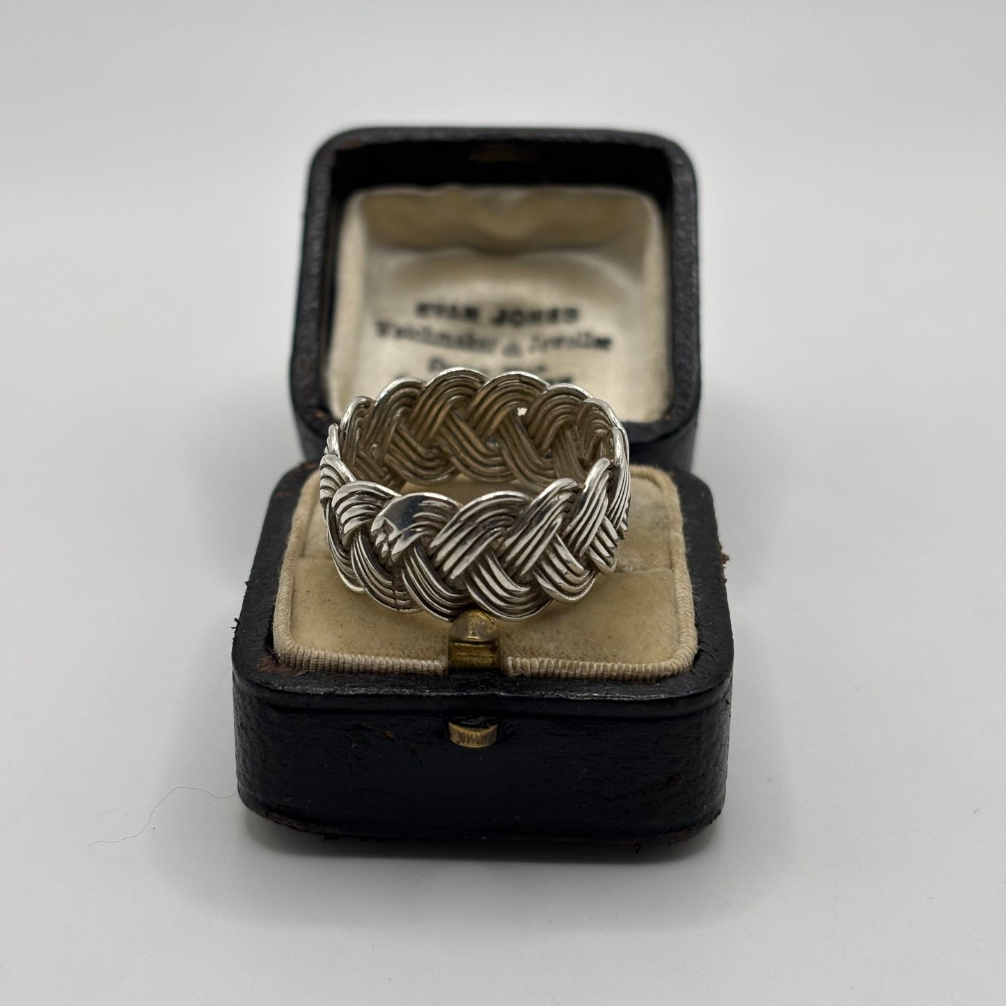 Silver Woven Band Ring (W)