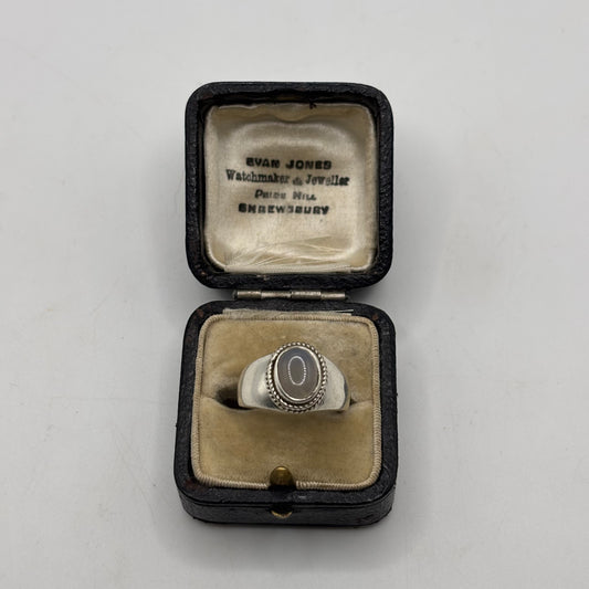 Silver Moonstone Ring