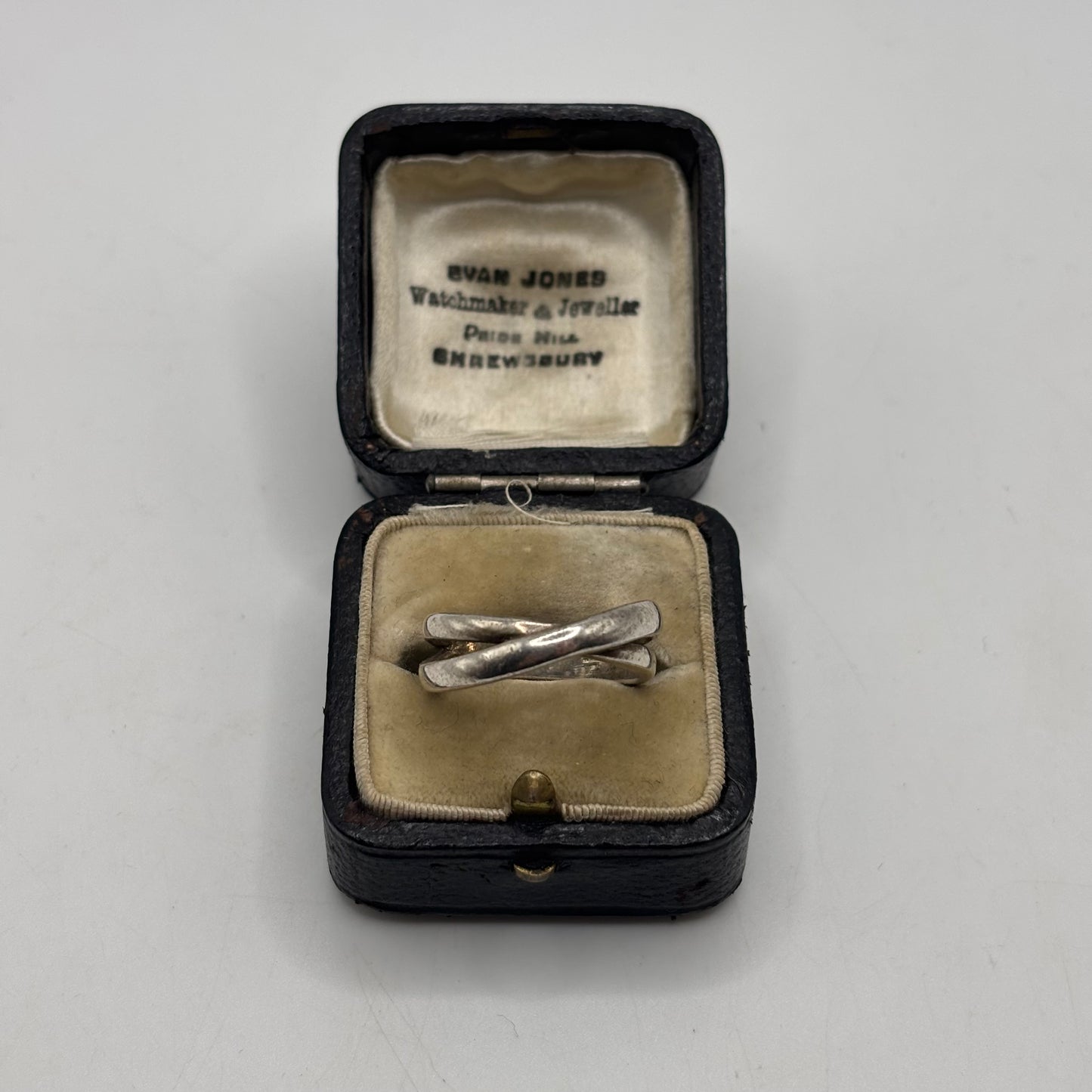 Silver Abstract Band Ring