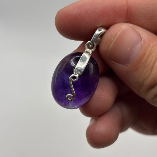 Silver Amethyst Pendant