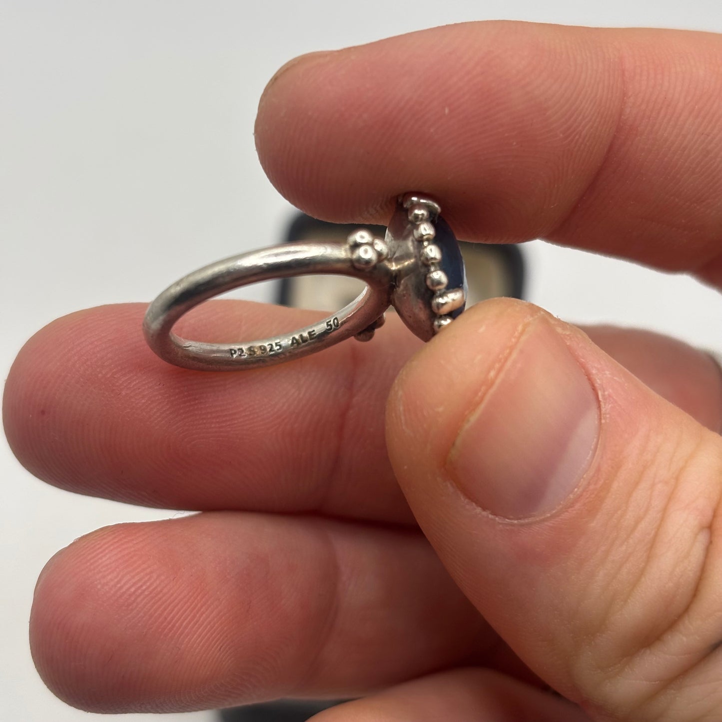 Silver “Midnight Star” Pandora Ring (K)