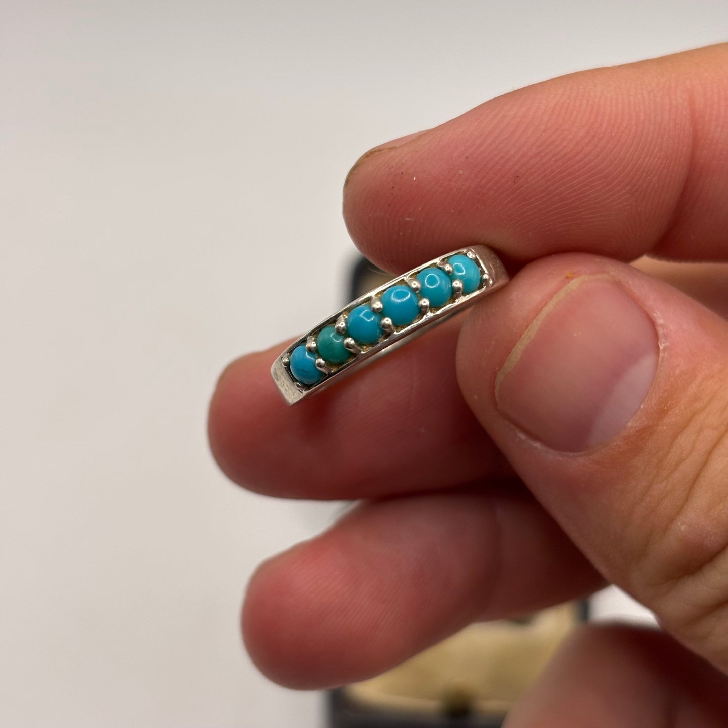 Silver Turquoise Ring (Q)