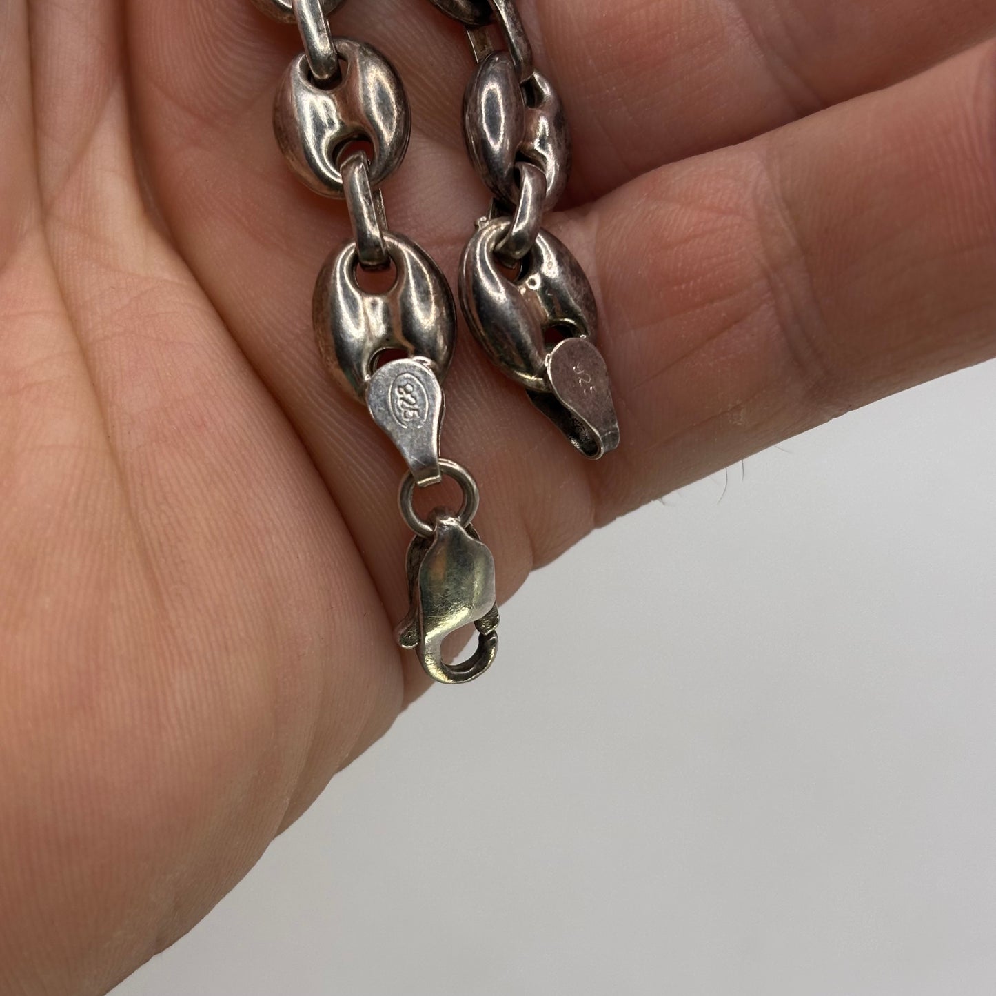 Silver 8” Marina Link Bracelet