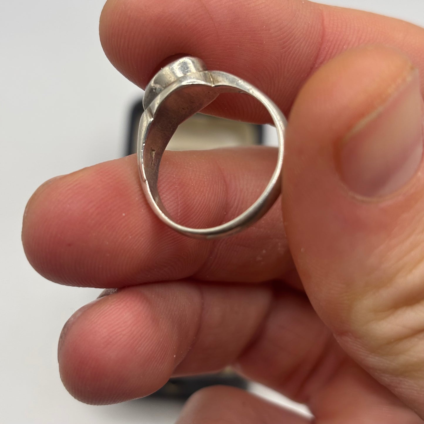 Silver Carnelian Ring