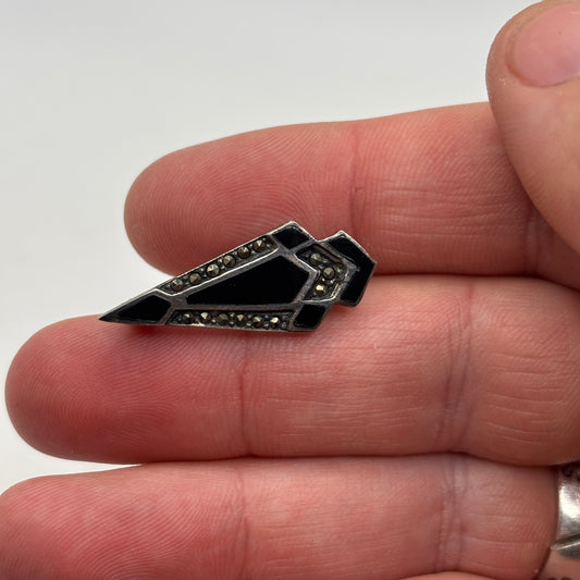 Silver Art Deco Style Brooch