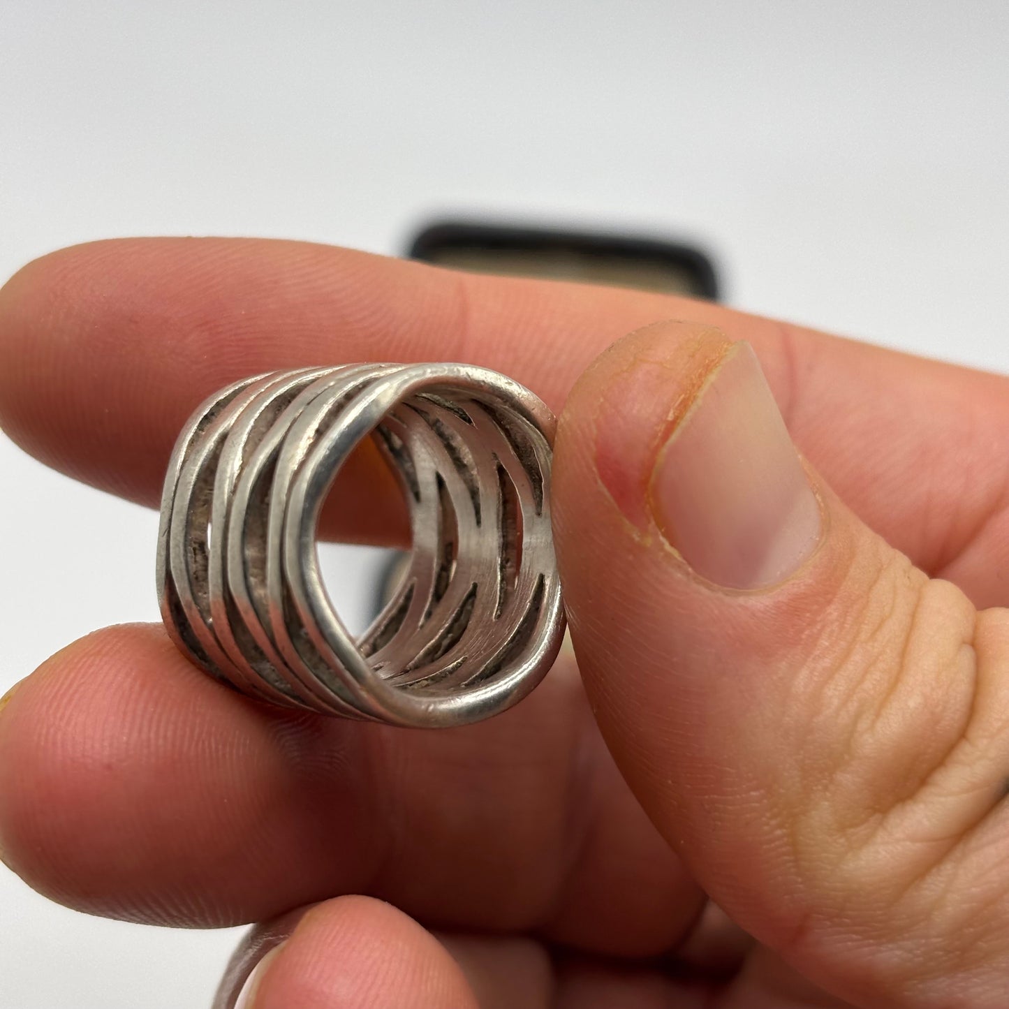 Silver Heavy Band Ring