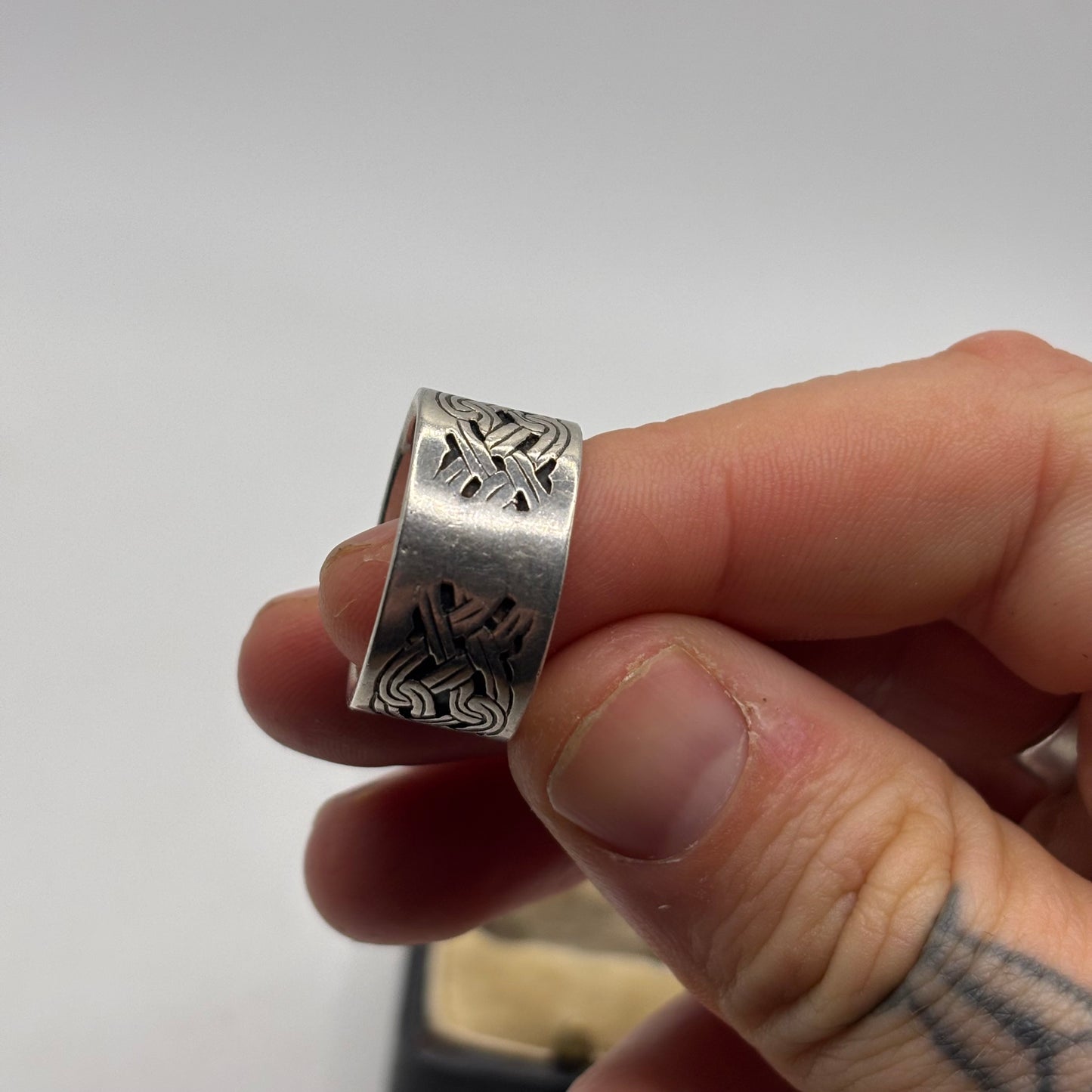 Silver Celtic Band Ring