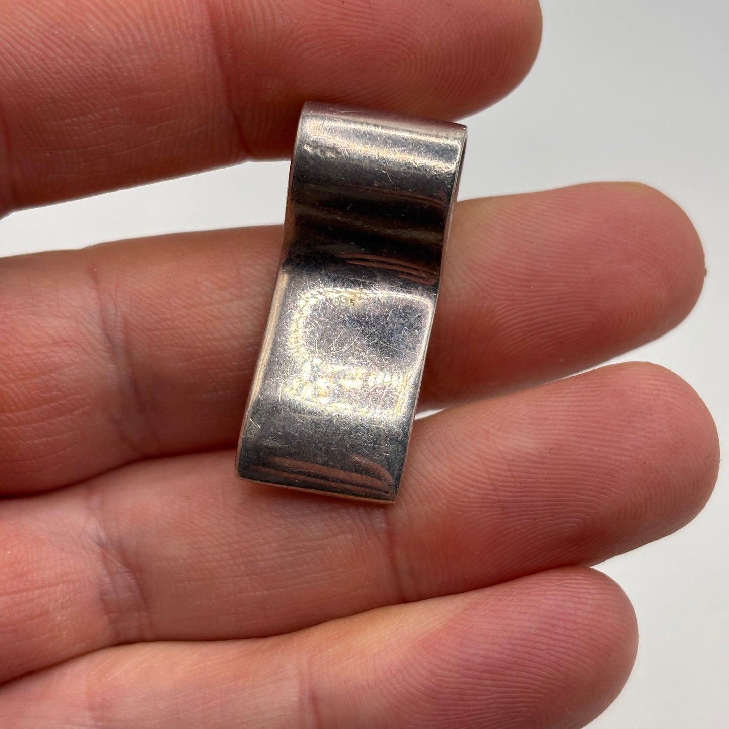 Silver Enamel Pendant