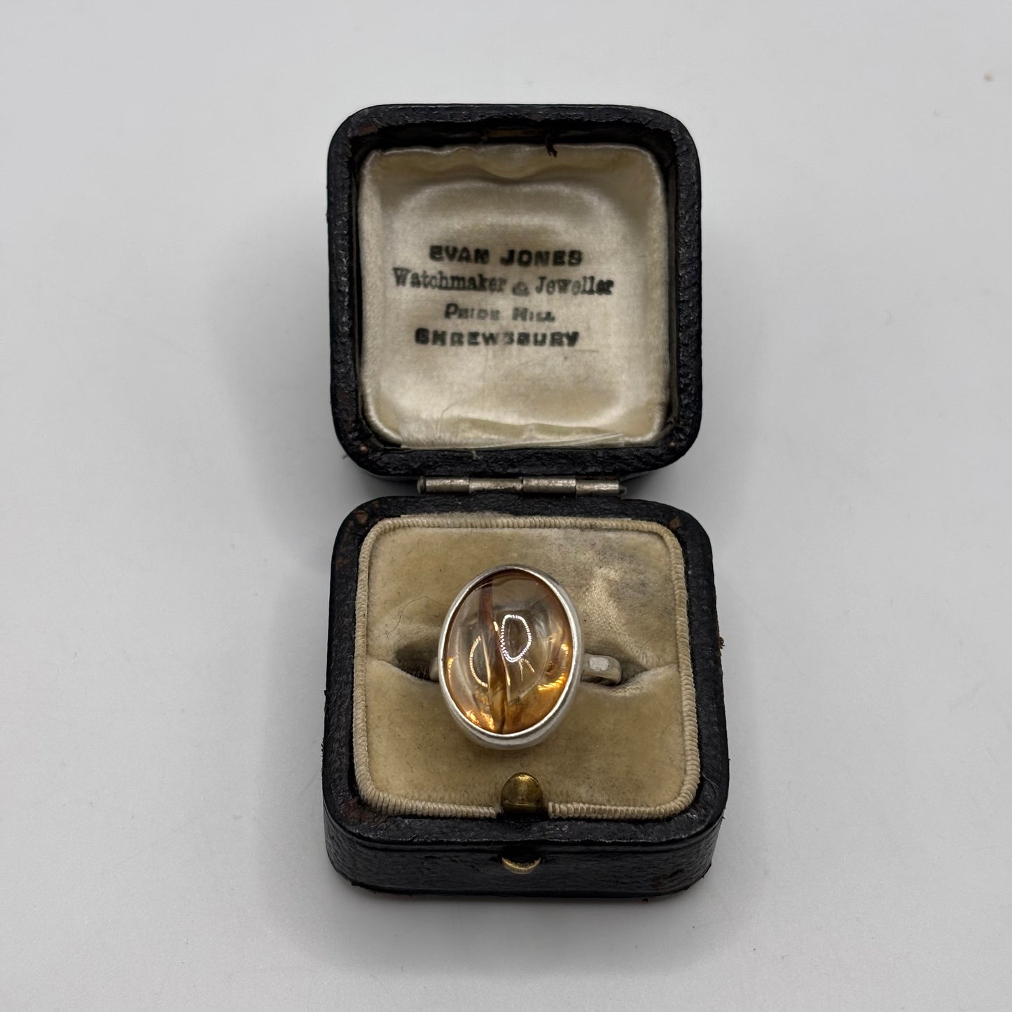 Silver Rutilated Quartz Ring (K)