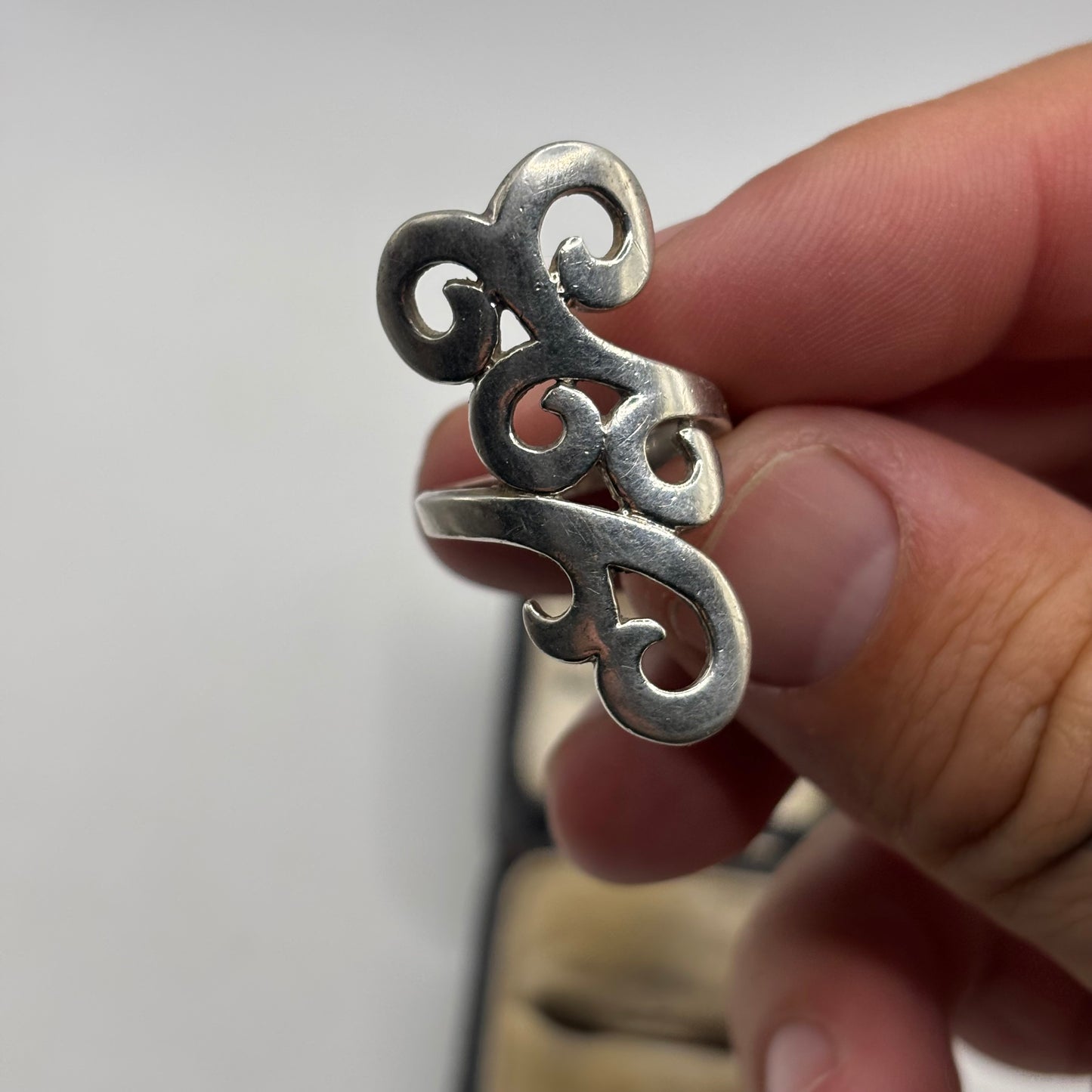 Silver Funky Ring (L)