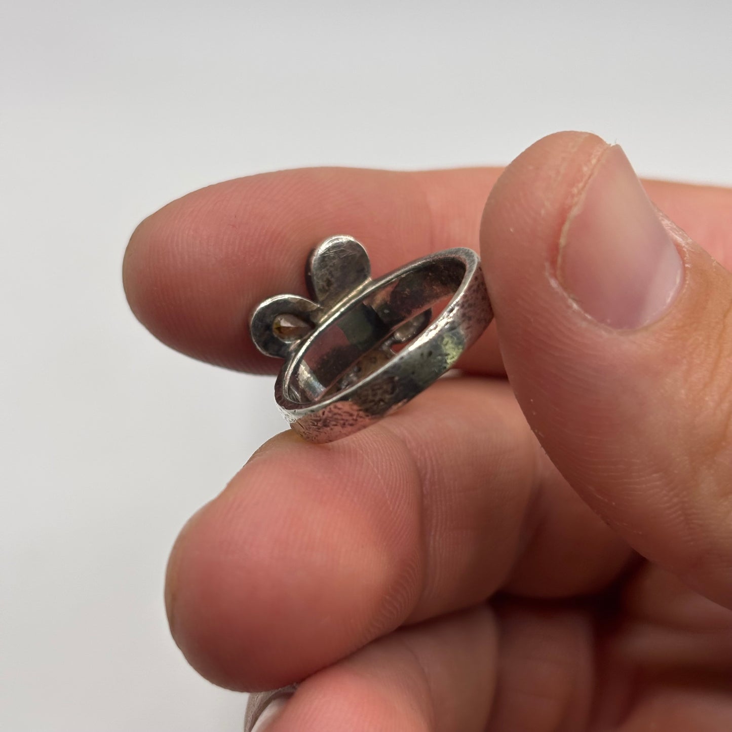 Silver Flower Ring (M)