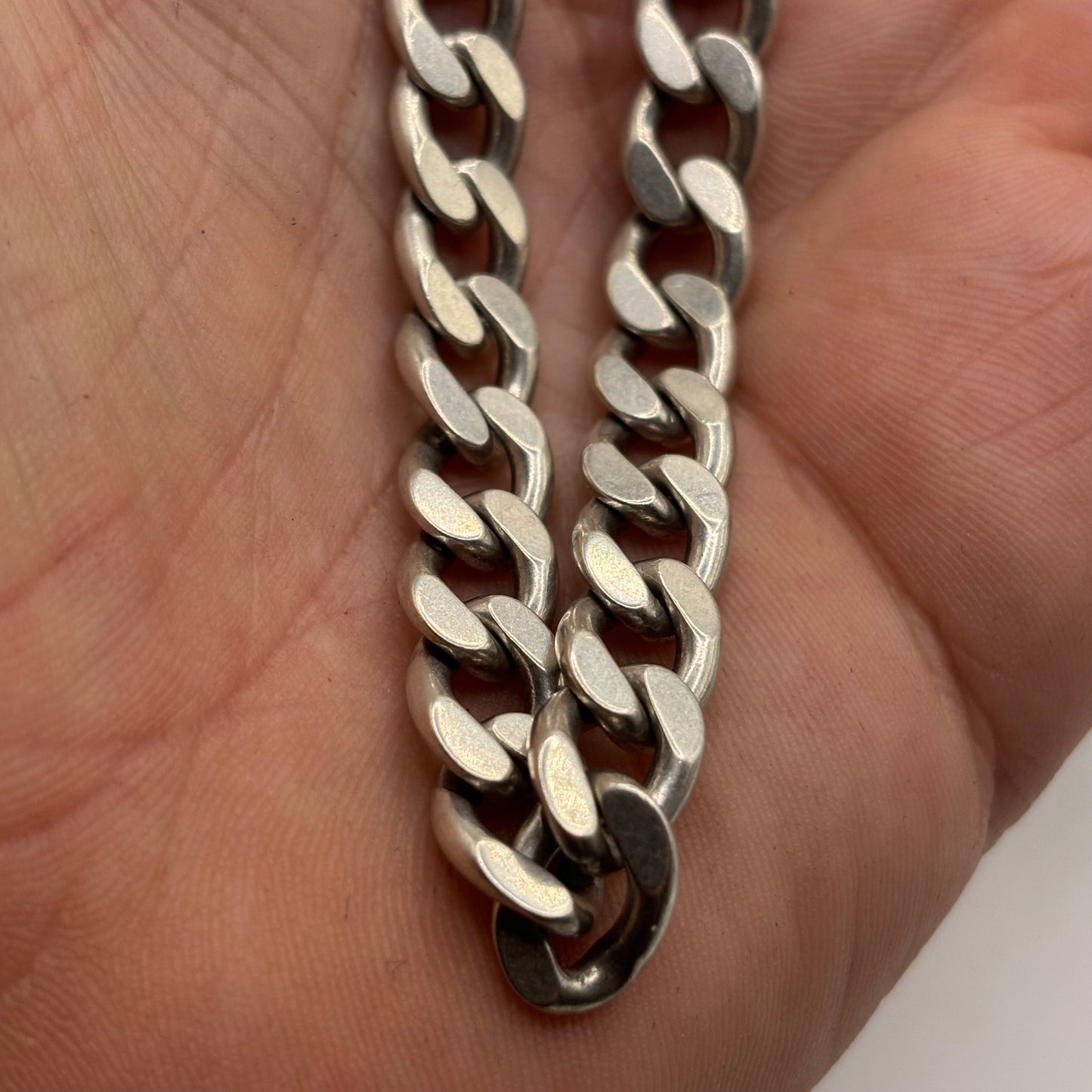Silver 20” Heavy Curb Chain