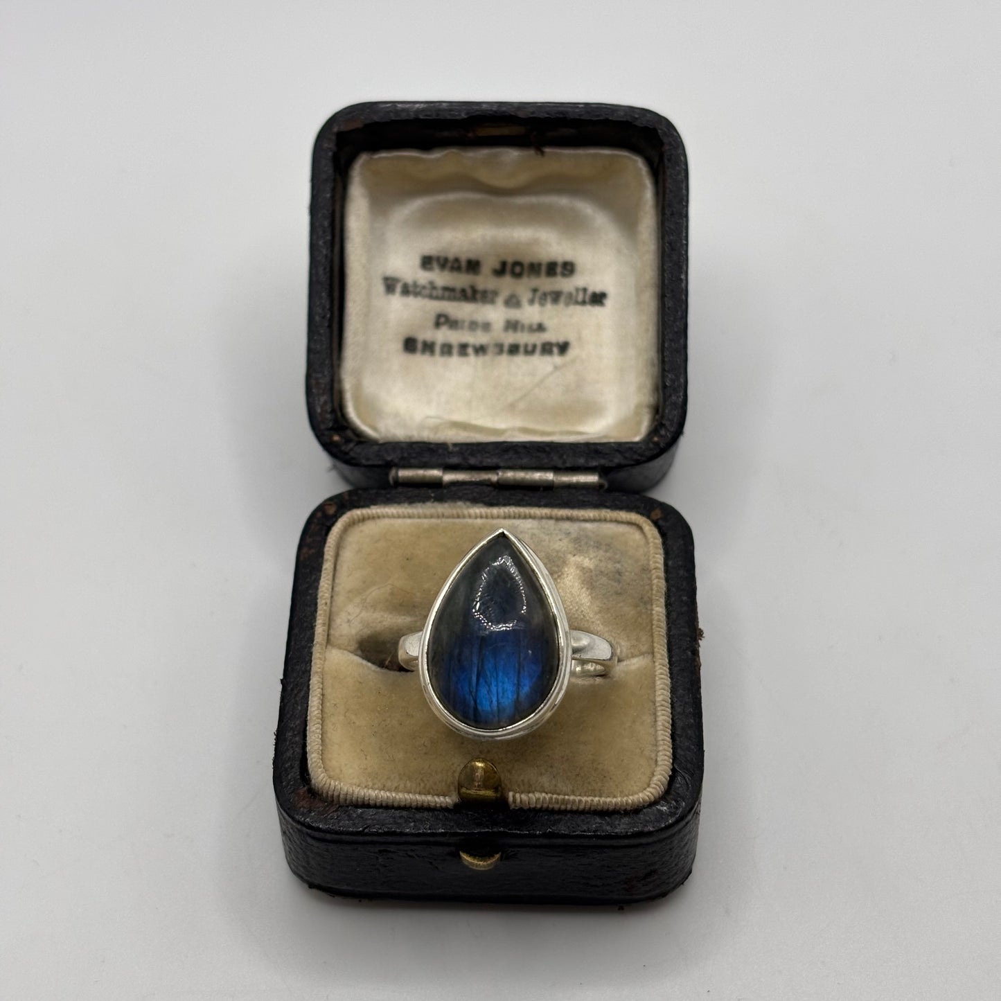 Silver Labradorite Ring (N)