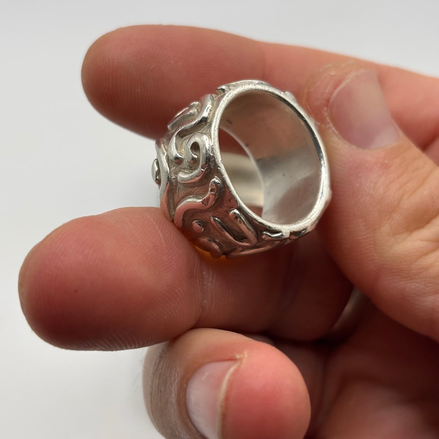 Silver Heavy Band Ring