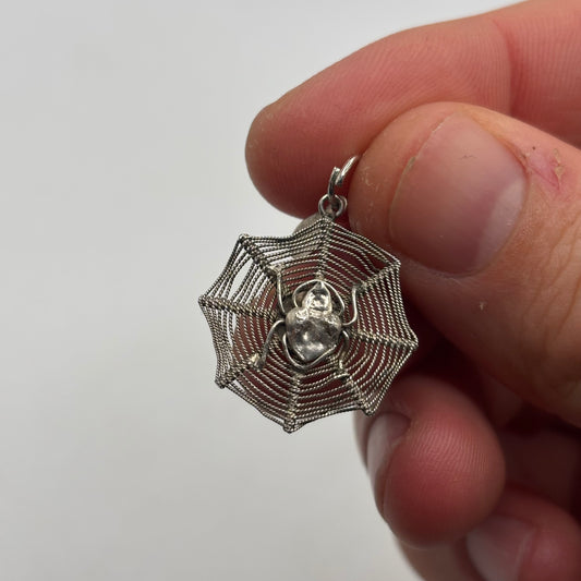 Silver Spider Pendant