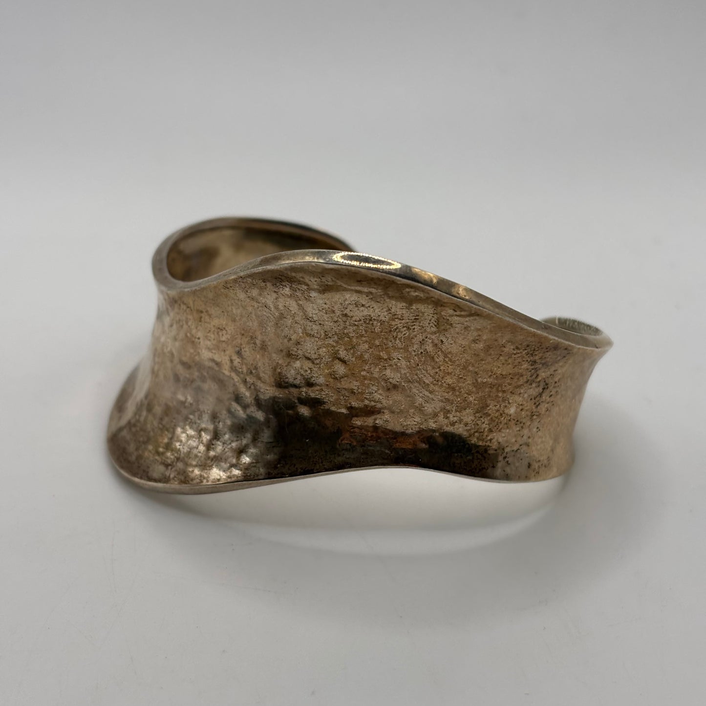 Silver Abstract Bangle