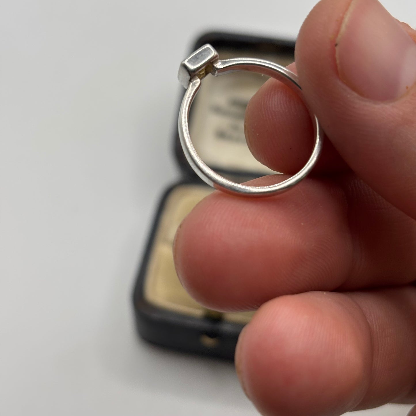 Silver Citrine Ring (N)