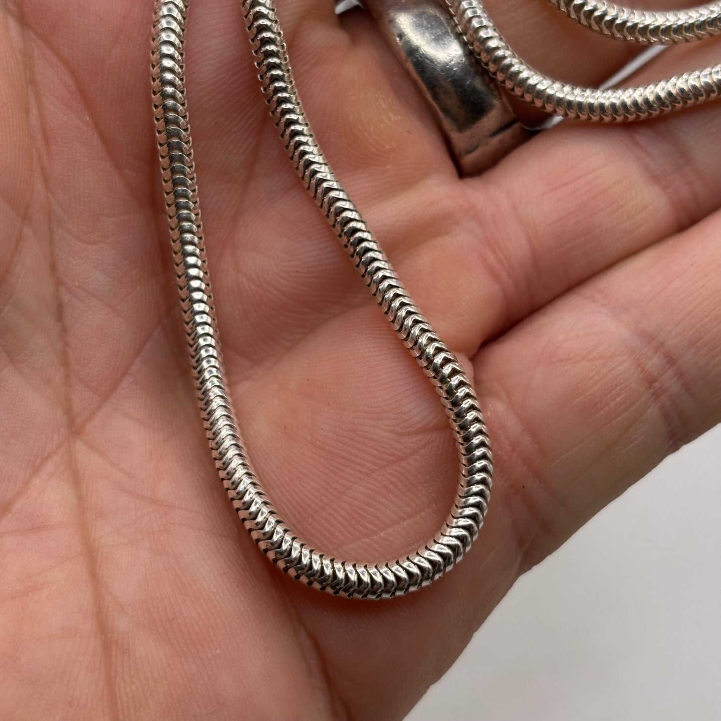 Silver 16” Snake Chain