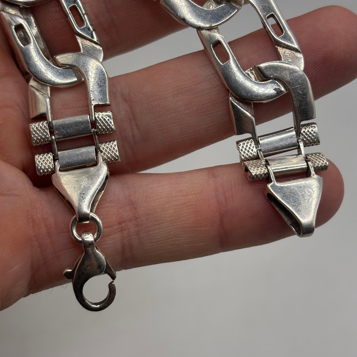 Silver 8” Incredible Curb Bracelet