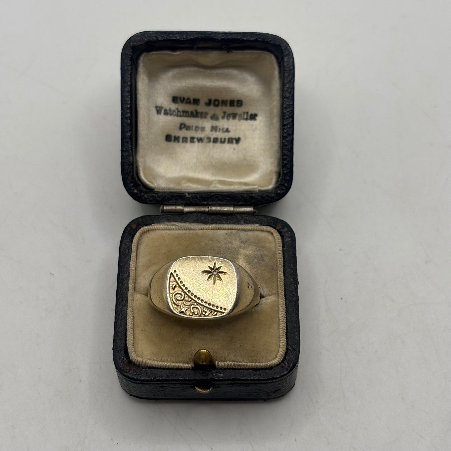 Gold On Silver Signet Ring (S)