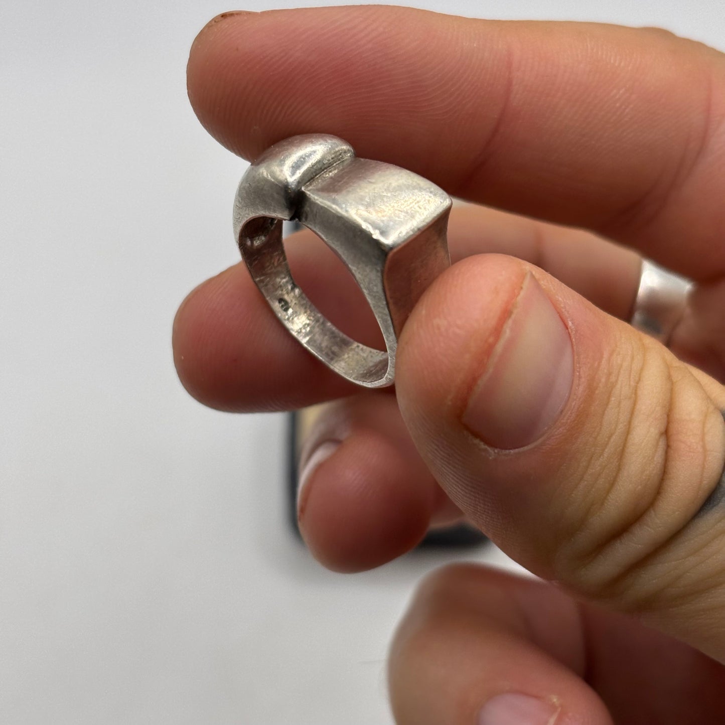 Silver Abstract Ring