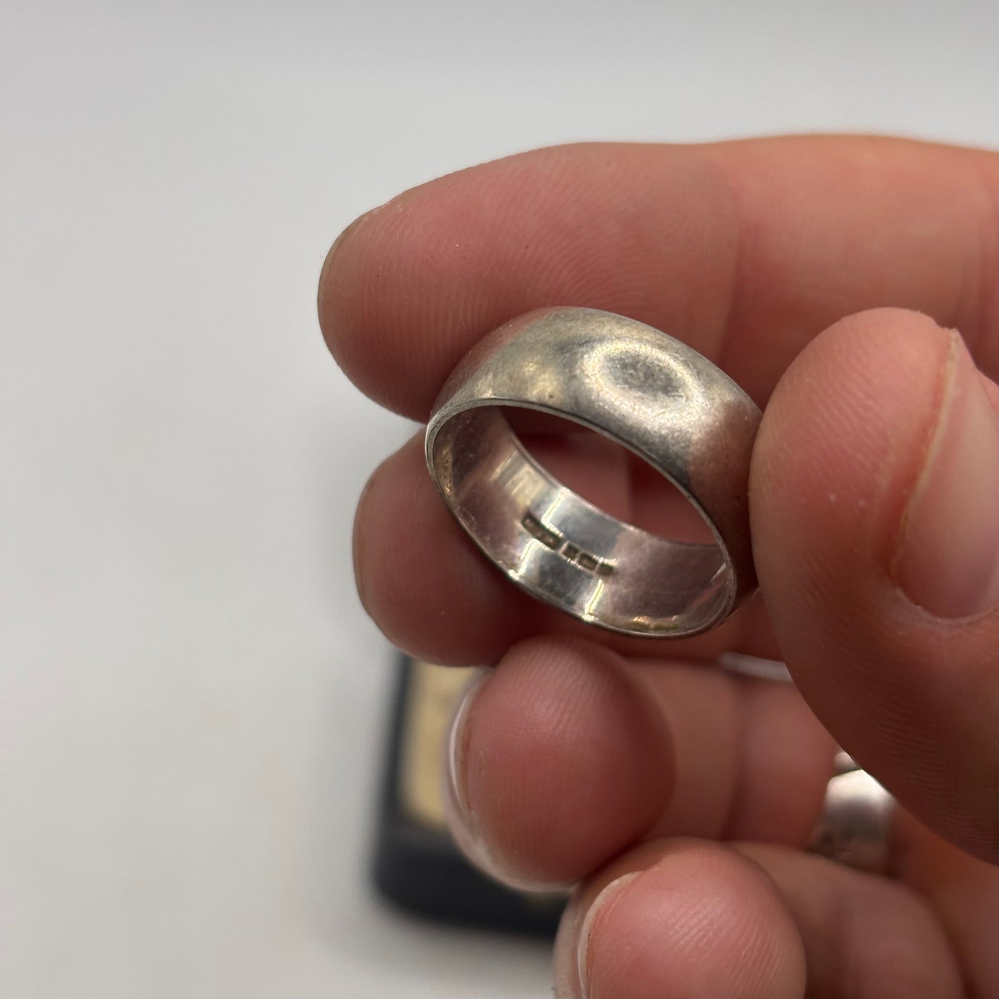 Silver Plain Band Ring (S)