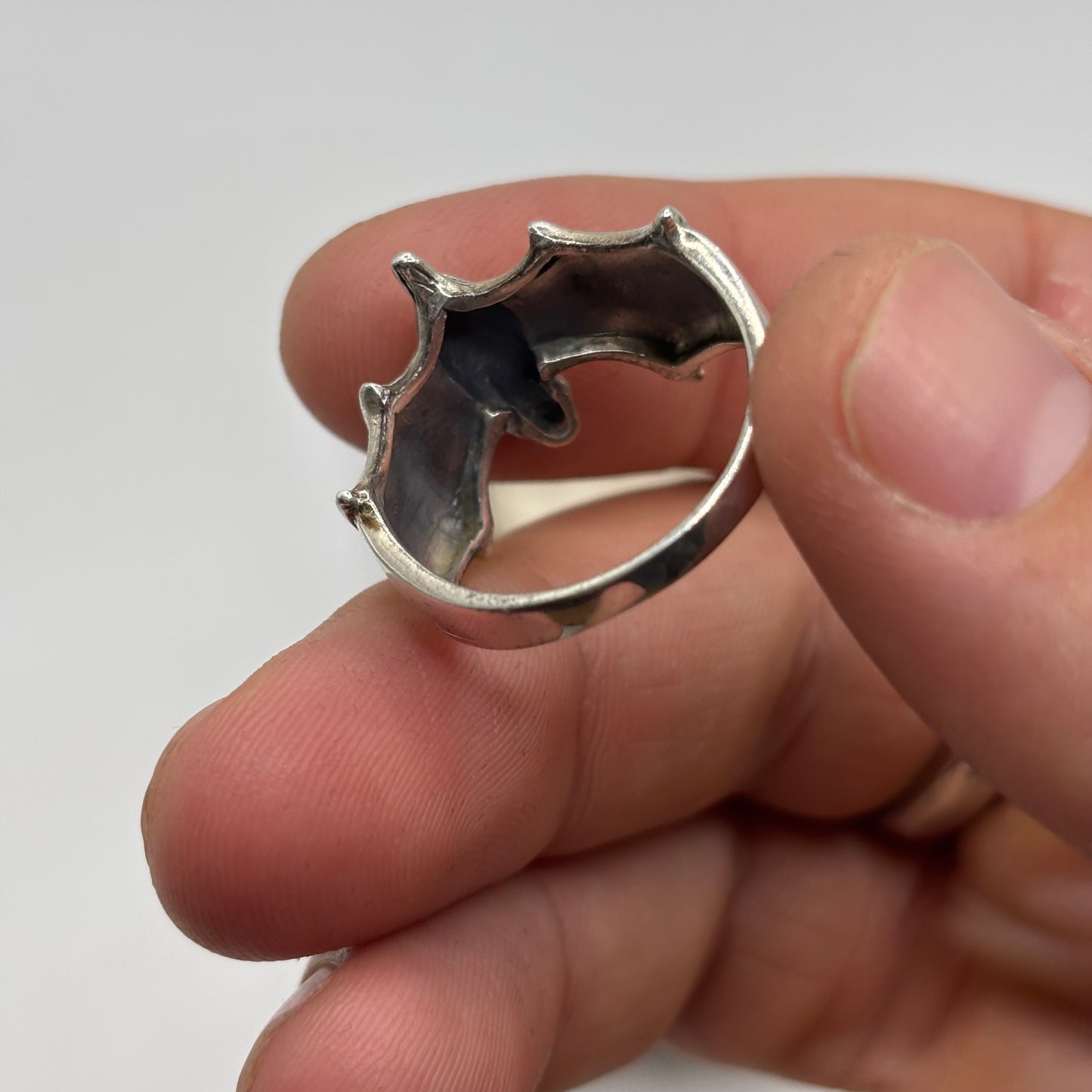Silver Bat Ring (W)