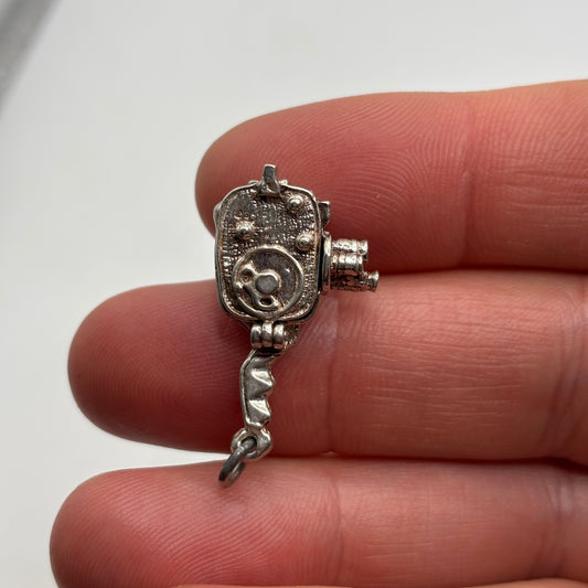 Silver Film Camera Pendant