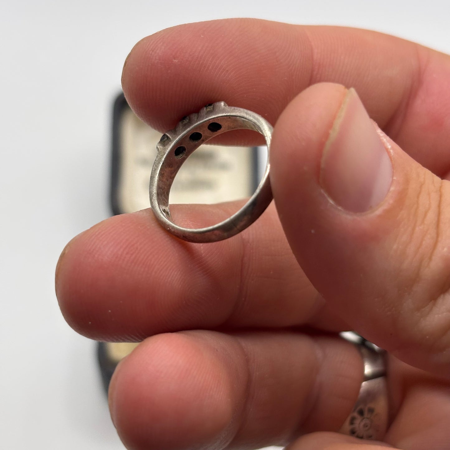 Silver Iolite Ring (L 1/2)