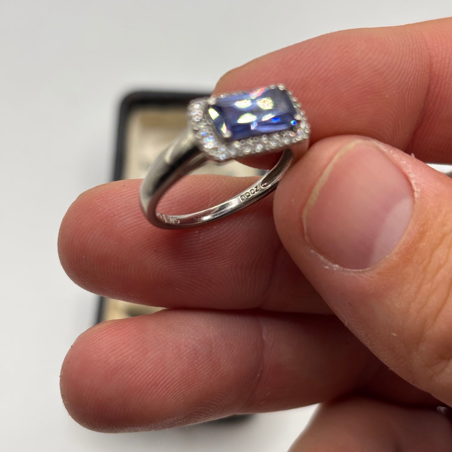 Silver Tanzanite Ring (O)
