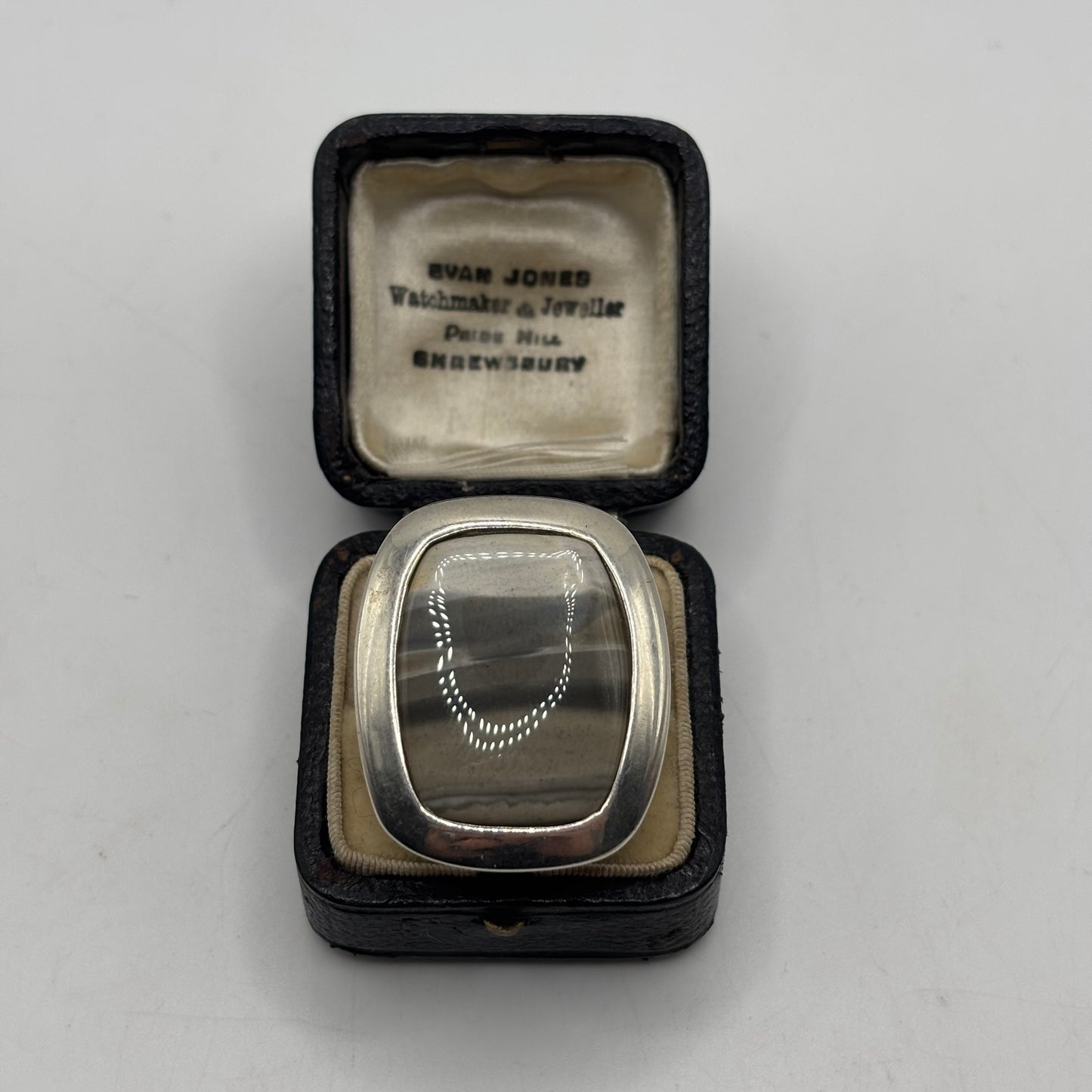 Silver Scenic Jasper Ring